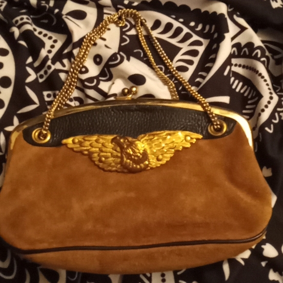 COPY - Vintage suede clutch - Picture 1 of 5